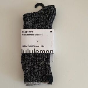lululemon Athletically  Ragg Socks BMUT/SILD -Medium NWT